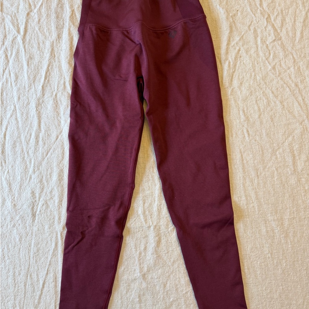 Women's Burgundy Leggings